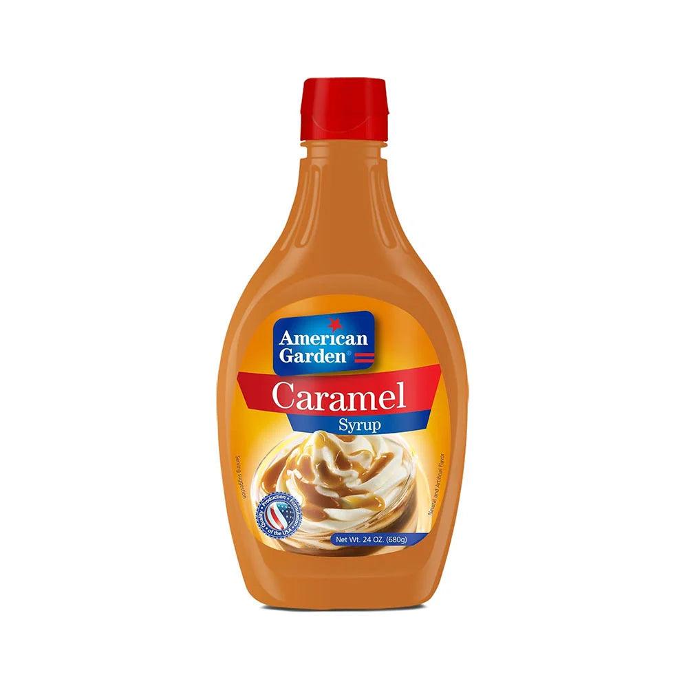 American Garden Caramel Syrup 12 X 24oz   HorecaStore
