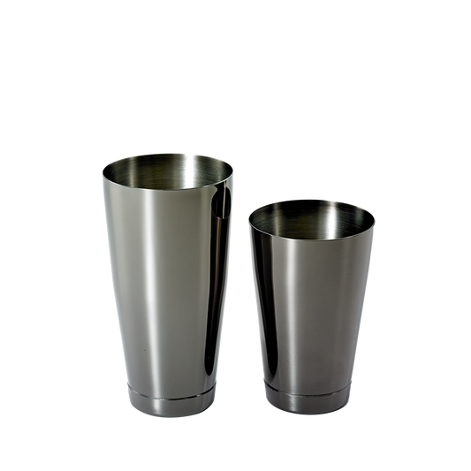 Wundermaxx Shaker Small & Large, Gun Metal Black, (18ox & 28oz)