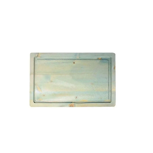 Bisetti 360/1A Wood Vintage Cutting Board Light Blue, 24X36CM