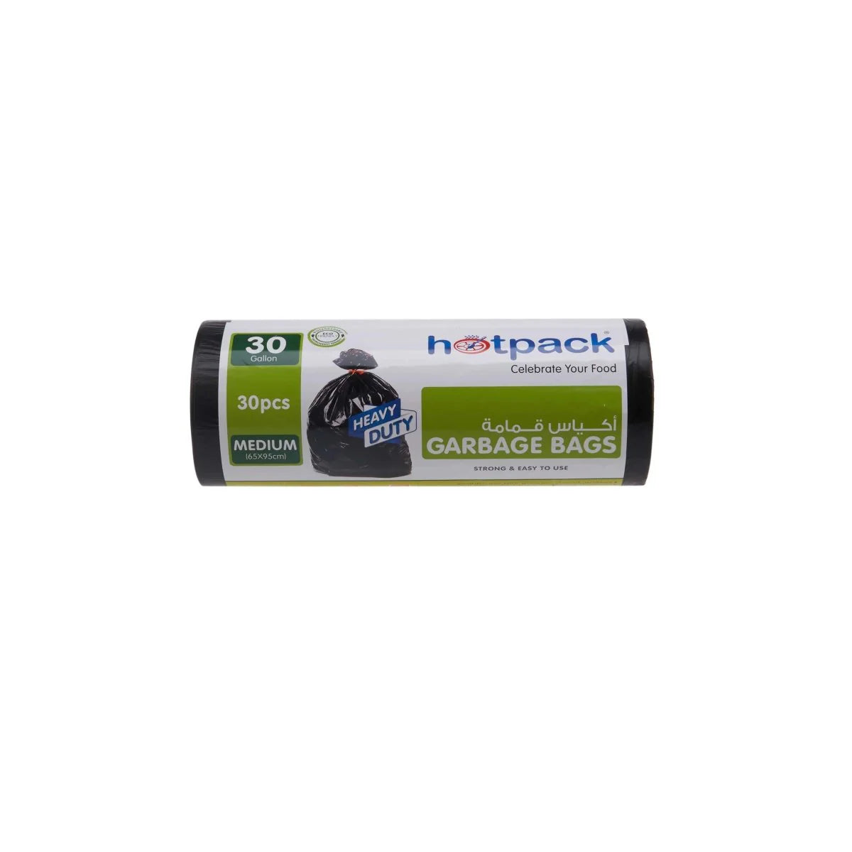 THS Black Heavy Duty Garbage Bag Roll