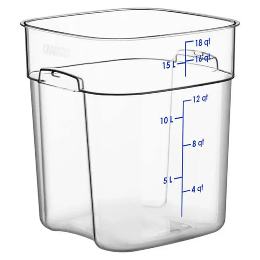 Cambro 18SFSPROCW135 Camsquare Food Storage 18QT