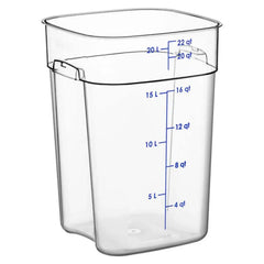 Cambro 22SFSPROCW135 Square Food Storage 22QT