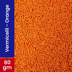 Choco Lake Compound Vermicelli Orange / Sprinkles 80g