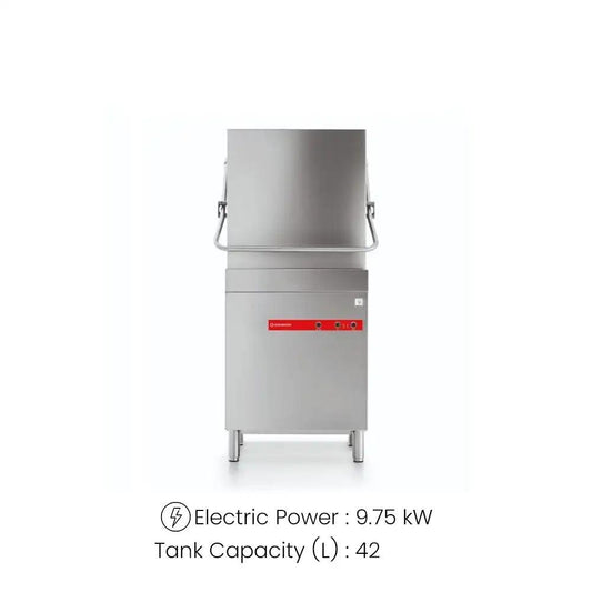 Comenda RC07 Red Line Electric Hood Type Dishwasher Rack, Power 400V/3N/50Hz - HorecaStore