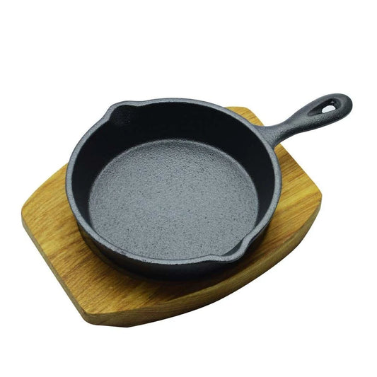 Kitchen Master COST07 Mini Round Sizzler Frying Pan, 10cm