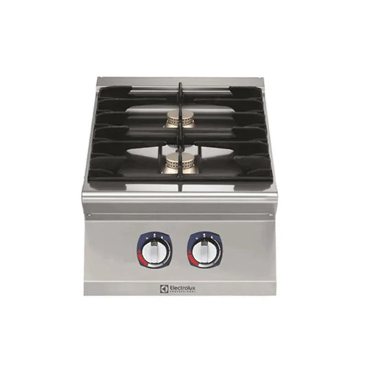 Electrolux 371000 700XP Gas Boiling Top – High-Efficiency 2 Burners with Dishwasher-Safe Cast Iron Supports & IPX4 Protection for Commercial Kitchens
