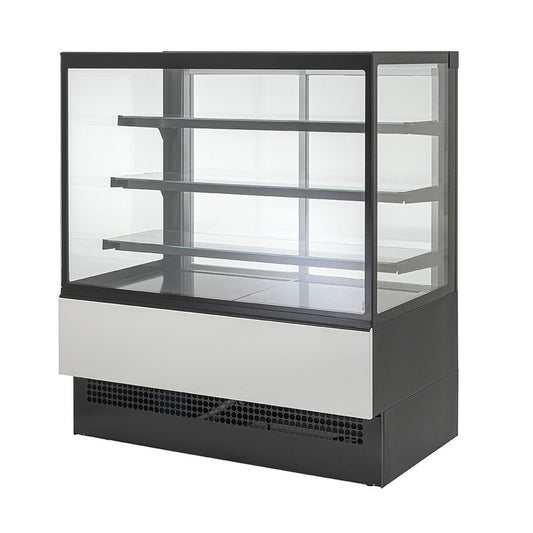 Tecnodom EVOK120 Cake Display, Rear Sliding Door, 3 Adjustable Shelves, 120 x 75 x 140 cm