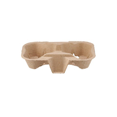 Free Plastik FPD1006 Corrugated Paper Cup Holder For 2 Cups 600pcs