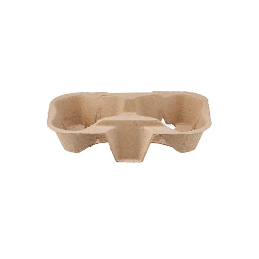 Free Plastik FPD1006 Corrugated Paper Cup Holder For 2 Cups 600pcs - HorecaStore