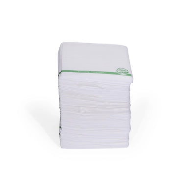 Free Plastik Disposable Paper Napkin 25x25cm White, With Logo Pack of 100 pcs