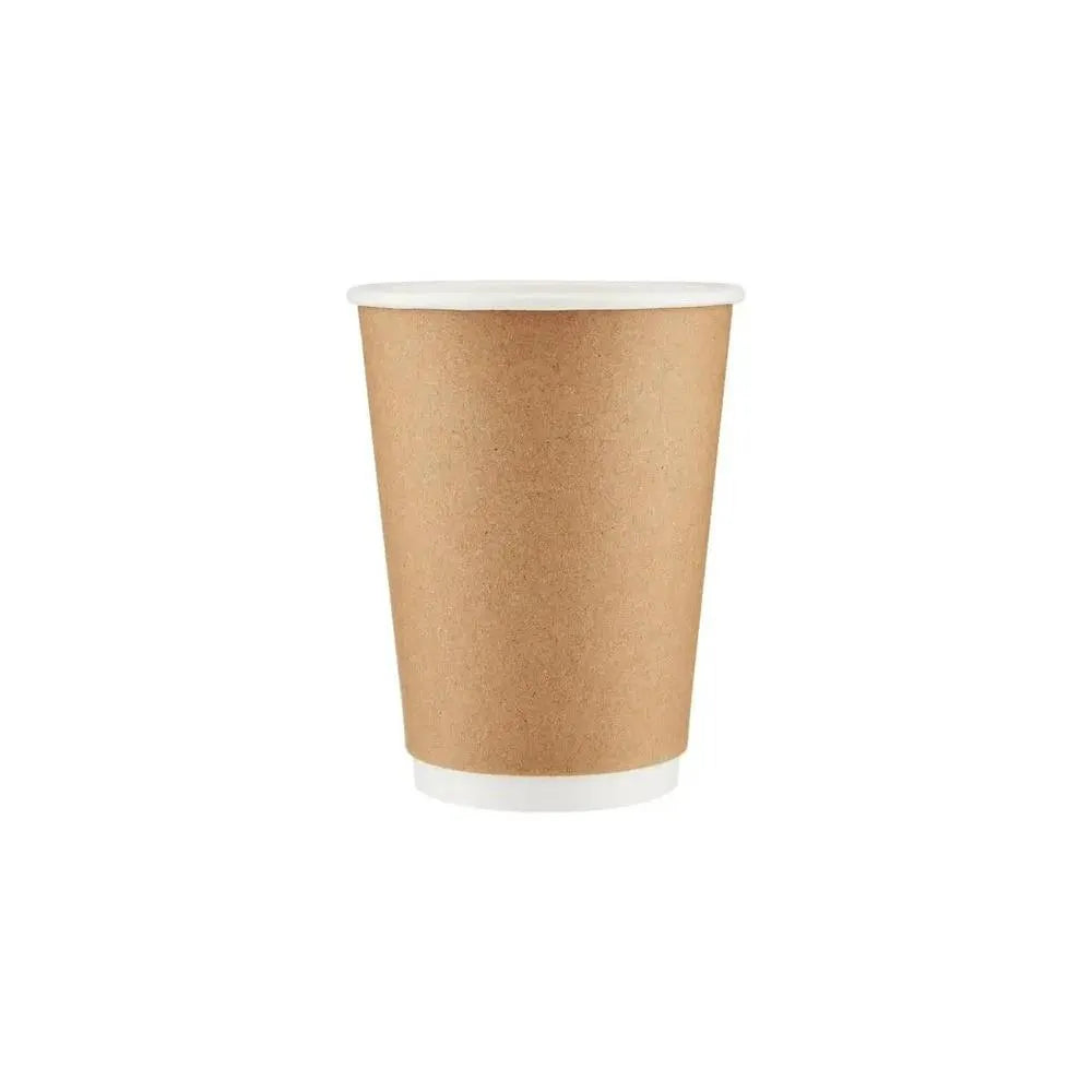 Free Plastik FPD1002 12oz Double Wall Paper Cup 500pcs, Ø9 X H 11 cm