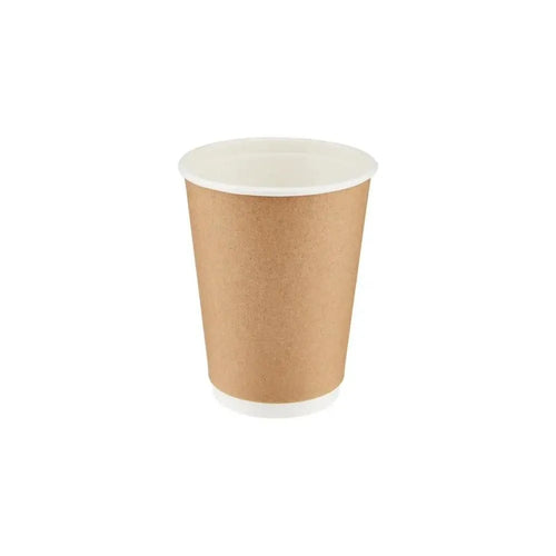 Free Plastik FPD1002 12oz Double Wall Paper Cup 500pcs, Ø9 X H 11 cm