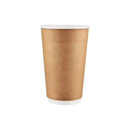 Free Plastik FPD1003 16oz Double Wall Paper Cup 500pcs, Ø9 X H 14 cm