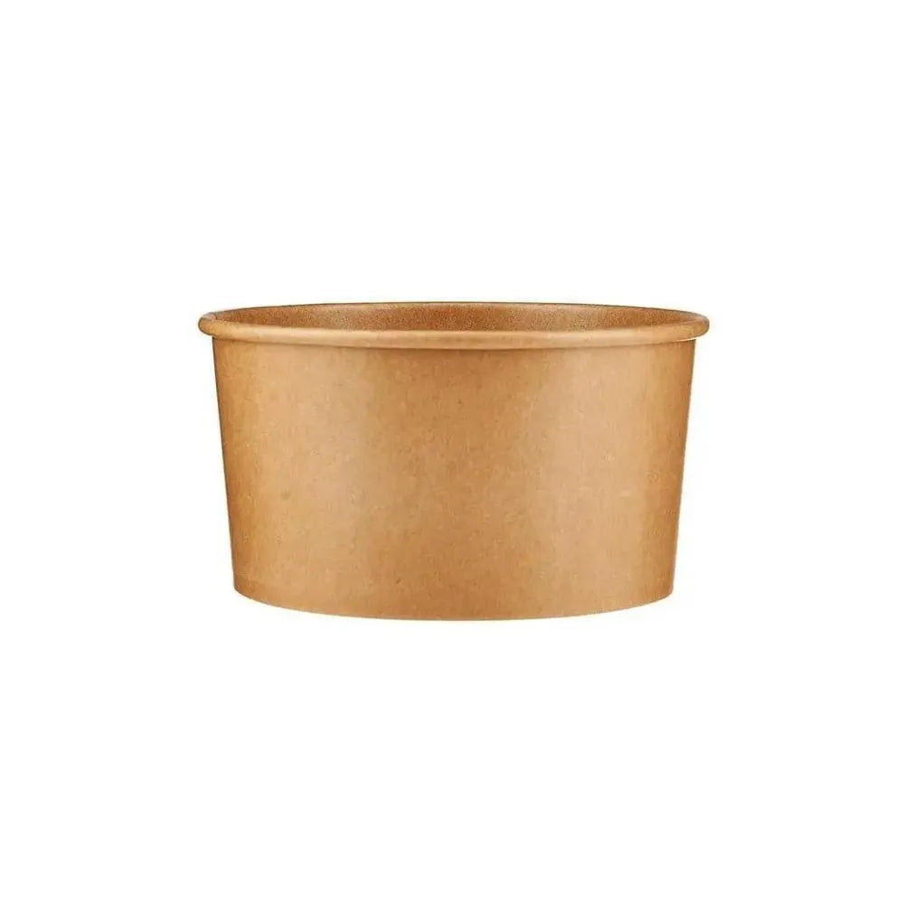 Free Plastik FPD1011 32 oz Paper Salad Bowl Without Lid 360Pcs, Ø15 X H8 cm