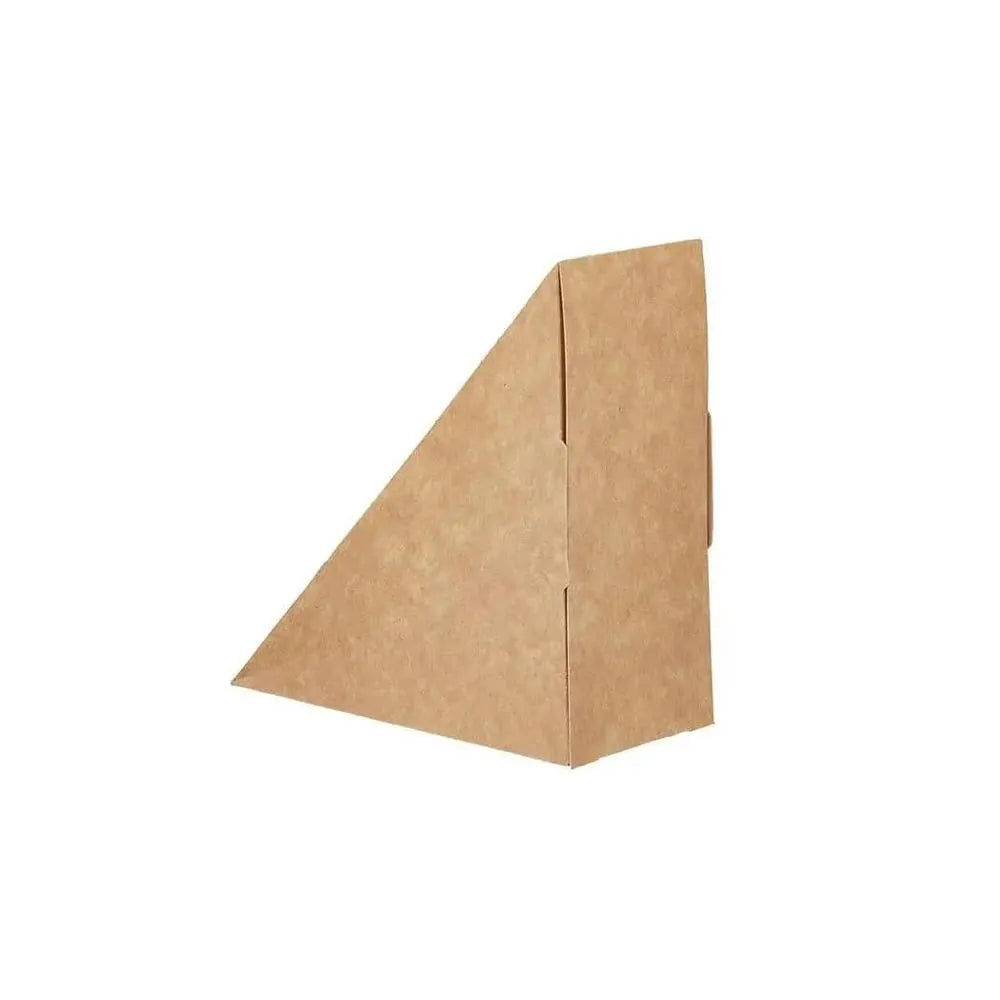 Free Plastik FPD1020 Paper Single Sandwich Wedge Box With Window 250pcs, 12.5 X 5.5 X 17.5 cm