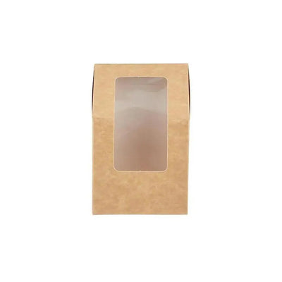 Free Plastik FPD1022 Paper Half Wrap Box With Window 250pcs, 14 X 9 X 5 cm