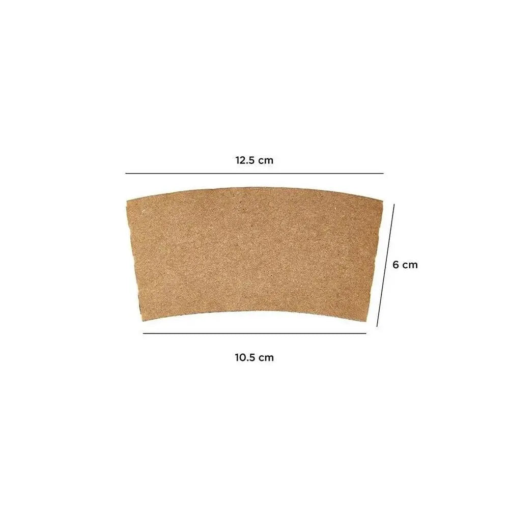 Free Plastik FPD1035 Sleeves For 12/16 oz Paper Cups 1000pcs, W13 X H7 cm