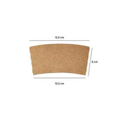 Free Plastik FPD1035 Sleeves For 12/16 oz Paper Cups 1000pcs, W13 X H7 cm