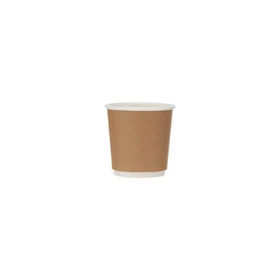Free Plastik FPD1039 4 oz Double Wall Paper Cup 1000pcs, Ø6 X H6.5 cm