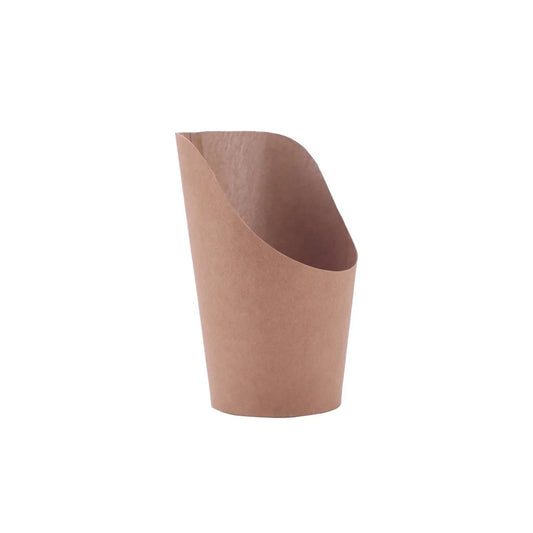 Hotpack White French Fries Paper Scoop, 355 ml, Brown, 1000 PCs
