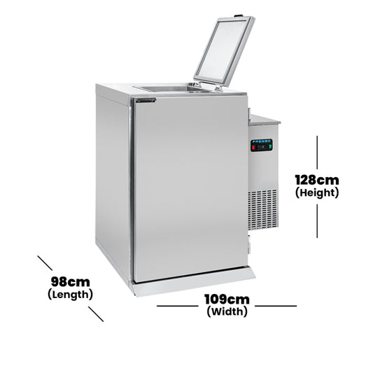 Tribeca Cop One Door Refrigerator, 250 W