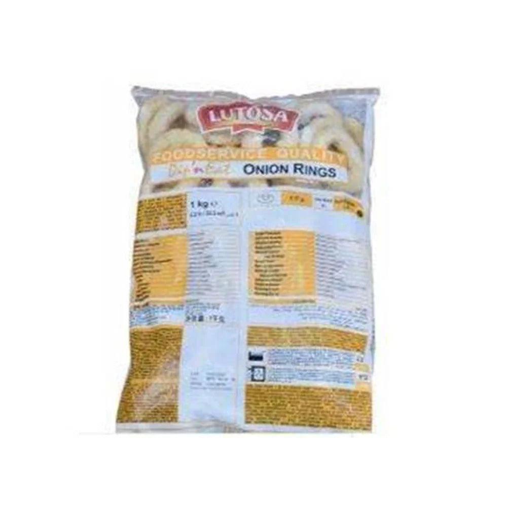 Lutosa Frozen Onion Rings 6 x 1 Kg   HorecaStore
