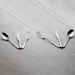 Furtino Anthem 18/10 Stainless Steel Dessert Knife 4 mm, Length 21 cm, Pack of 6
