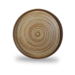 Furtino England Desert 8"/20cm Round Porcelain Walled Plate