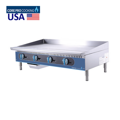 Core Pro DI-G48-M Gas Grill, Smooth Plate, 122 x 87.3 x 39.4 cm