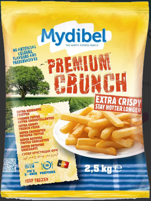 Mydibel French Fries Classic - 4x2.5kg