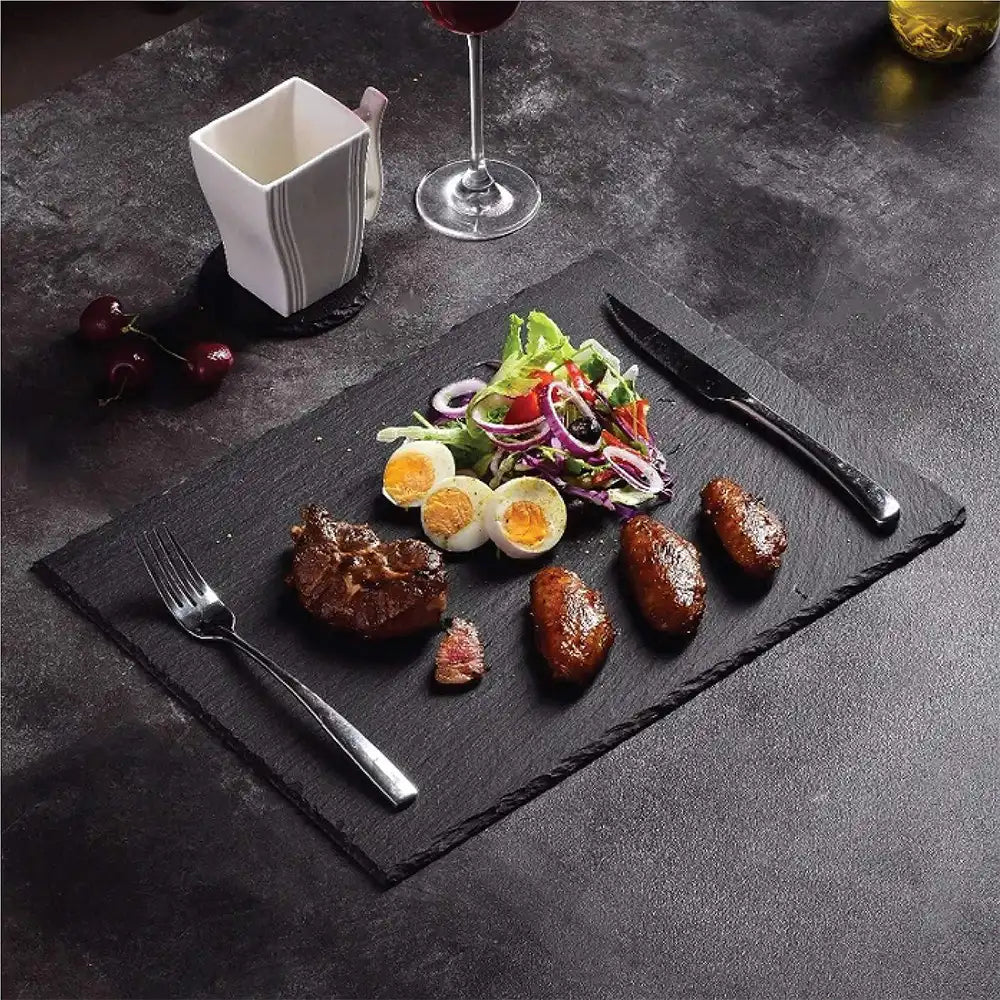 rectangle slate plate 26 x 16 cm