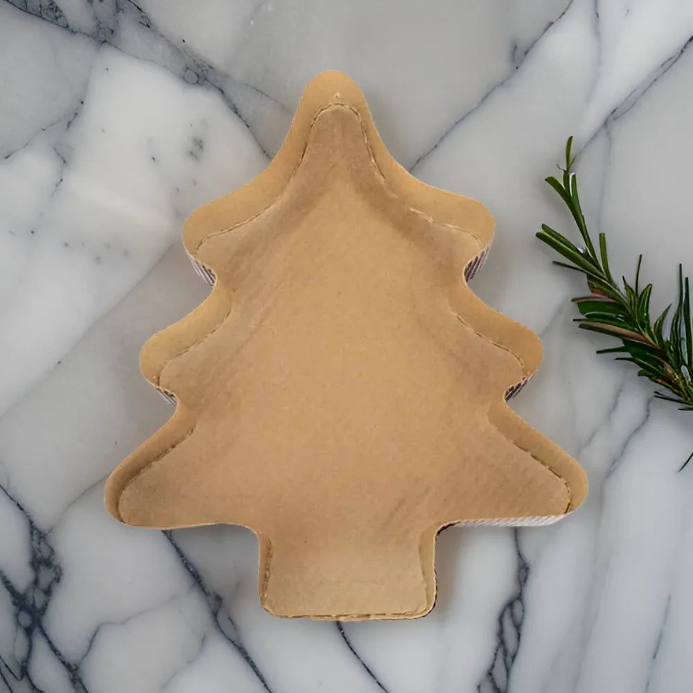 hotpacks tree shaped baking paper mould 16 x 4 cm 200 pcs