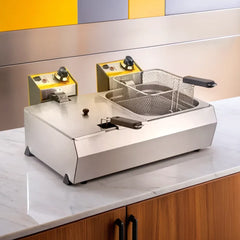 Tribeca 8 x 8 L Double Fryer Electric Burner, 6000 W