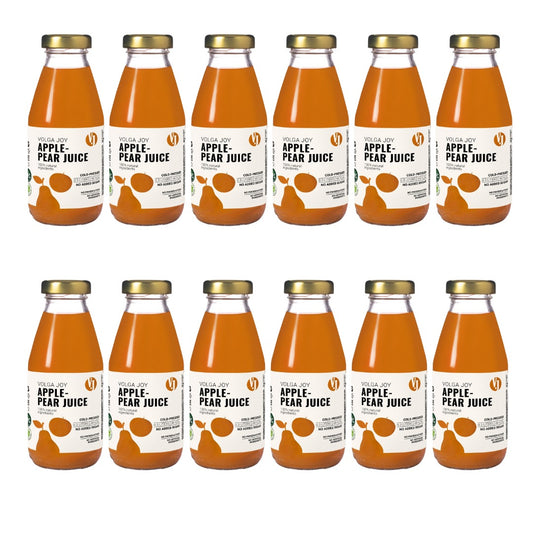 Volga Joy 4610226001468 Apple & Pear Juice 300ml, Pack of 12/Box