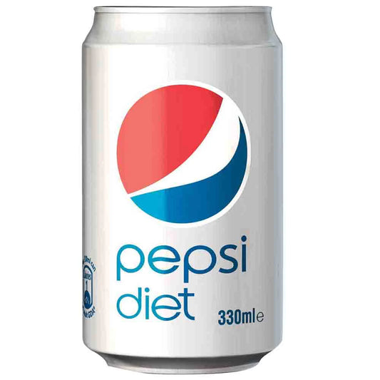 Diet Pepsi Soft Drink 330ml Pack of 24 Pcs