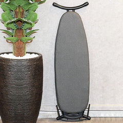 Retractable Ironing Board, , L 130 x W 37 cm,  Black - Roomwell UK
