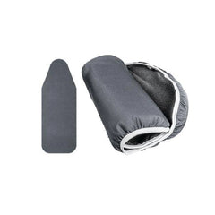Roomwell Prestige Iron Board Cover, Flame Restardant Color, Elasticized Edges, Velcro Straps, Fit to 50.5x129cm, Non-Slip Fit, Color Black