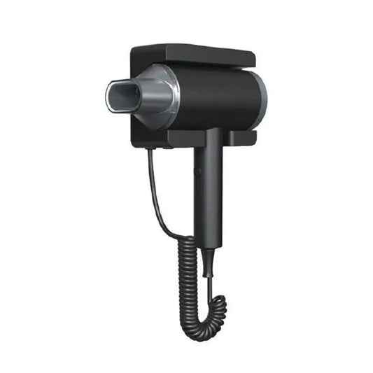 Winzi Wall Mounted Hair Dryer Without Shaver Socket - Black Color