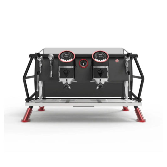 Sanremo Cafe Racer Naked (Red/Black) 2 Group Espresso Machine