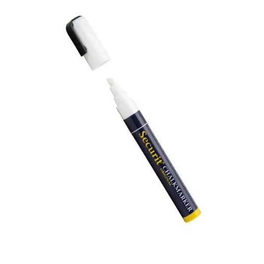 Securit BL-SMA610-WT Chalkmarkers  Blister Waterproof, Color White, Set of 2