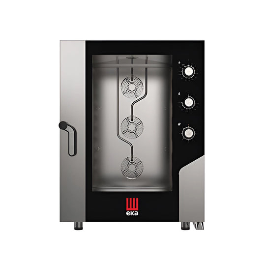 Tecnoeka Electric Combi Oven with Electromechanical Panel, 15.4 kW, Cpty 10 Trays, 85 x 104.1 x 113 cm