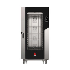 Tecnoeka Electric Combi Oven with Touch Screen, Cpty 20 Trays, 31 kW, 93 x 103.5 x 190 cm