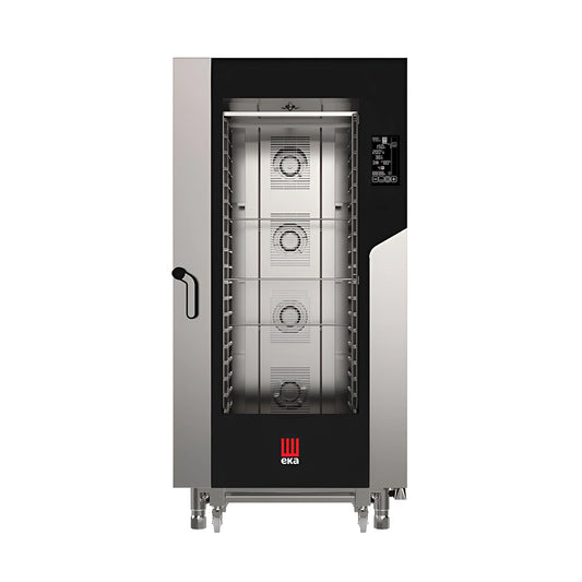 Tecnoeka Electric Combi Oven with Touch Screen, Cpty 20 Trays, 31 kW, 93 x 103.5 x 190 cm