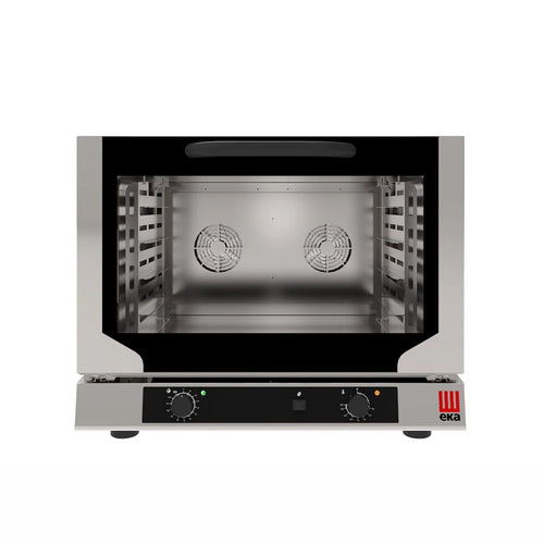 Tecnoeka Electric Convention Oven, Cpty 4 Trays, 3.4 kW, 78.4 x 75.4 x 63.4 cm