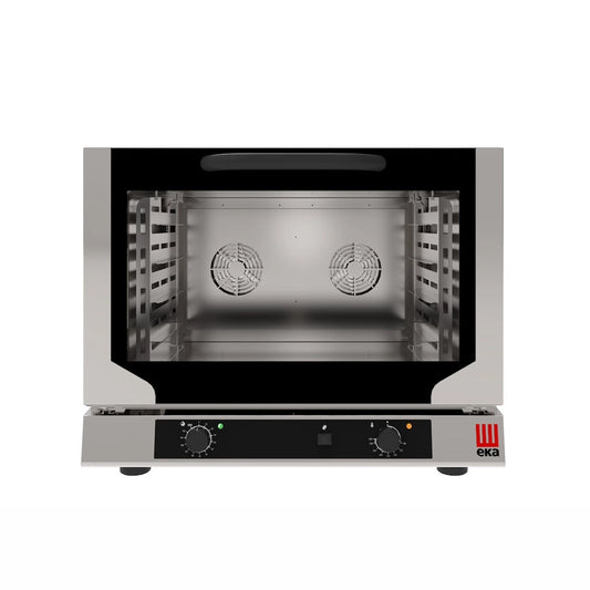 Tecnoeka Electric Convention Oven, Cpty 4 Trays, 3.4 kW, 78.4 x 75.4 x 63.4 cm
