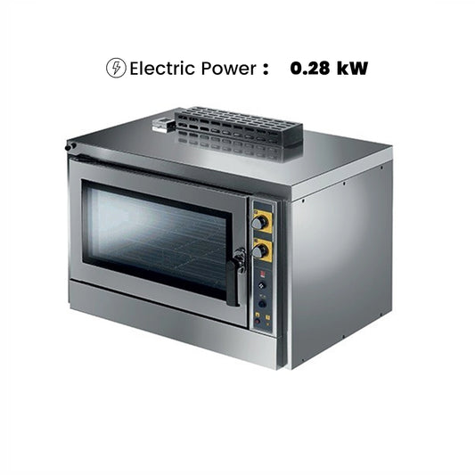 Tecnoeka Gas Convention Oven with Humidification, Cpty 4 Trays, 0.28 kW, 96 x 76 x 74 cm