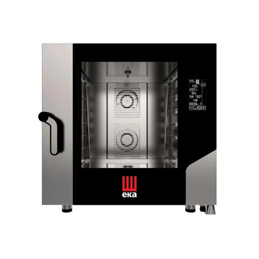 Tecnoeka MKF616BM Electric Combi with Black Mask, Cpty 6 Trays, 10.4 kW, 85 x 103.5 x 85 cm