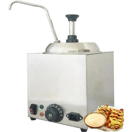 THS CD-250S Electric 600W Square Cheese Warmer And Dispensers 2.5 Liter