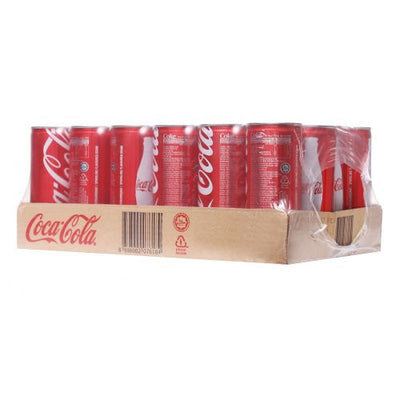 Coca Cola Soft Drink 330ml Pack of 24 Pcs