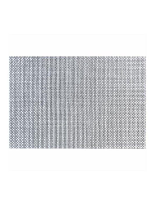 PLACEMAT WIDE BAND SILVER - thehorecastore